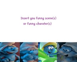 Smurfs Laugh Meme (Blank Template) Meme Template