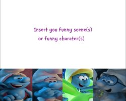 Smurfs Laugh Meme (Blank Template) (2) Meme Template