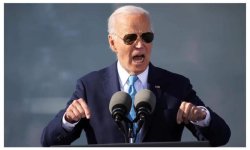 Angry Biden on Mic Meme Template