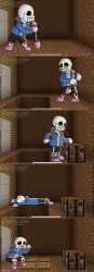 Sans working Meme Template