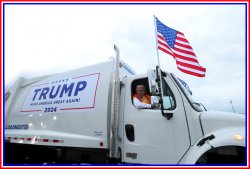 TRUMP GARBAGE TRUCK 02 Meme Template