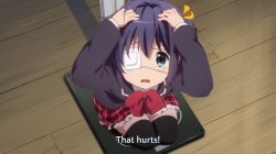 Rikka that hurts Meme Template