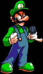 ihy luigi but alive Meme Template