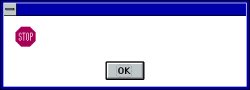 Windows 3.1 Error Message Meme Template