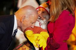 Biden biting baby Meme Template