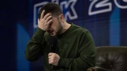 Zelensky facepalm Meme Template