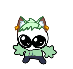 Neko as a Goober (OG Neko design by Cosmo) Meme Template