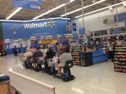 Walmart Conga Line Meme Template