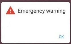 Emergency Warning Meme Template