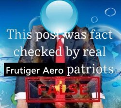 this post was fact checked by frugiter aero (false version) Meme Template