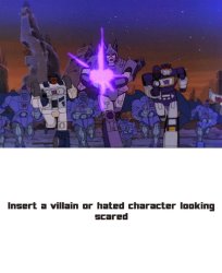 The Deceptions shoot Meme Template