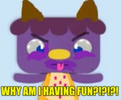 Grumpy nyan jelly having fun for no reason Meme Template