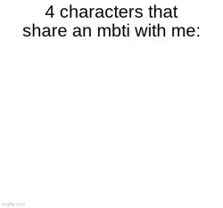mbti character challenge Meme Template