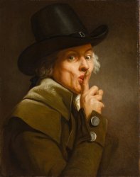 Baron ducreux shhhhh Meme Template