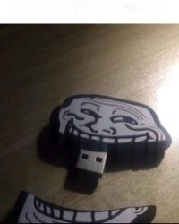 Troll Face USB Meme Template