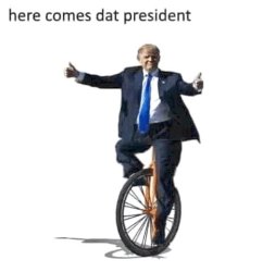 Dat boi trump Meme Template