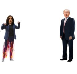 Trump vs Kamala Meme Template