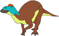 Male Edmontosaurus (Paleoverse + EOIverse) Meme Template