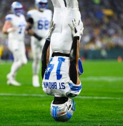 St Brown Stuntin Meme Template