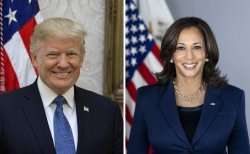 Trump harris Meme Template