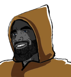 Monk Giga Chad Meme Template