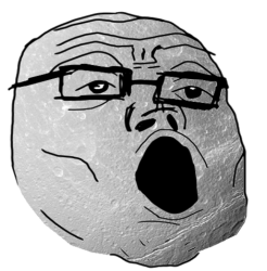 Dione (Saturn's moon) soyjak Meme Template