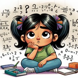 girl is thinking of maths Meme Template