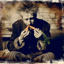 hobo carrot man Meme Template