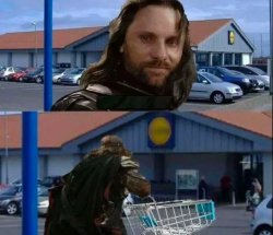 aragorn_cart Meme Template