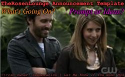 TheRosenLounge Announcement Template Meme Template