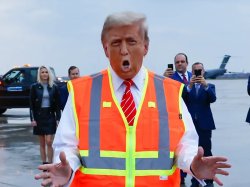 Trump orange vest Meme Template