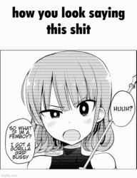 how you look saying this shit Meme Template