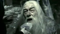 Dumledore drinking Meme Template