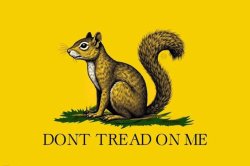 Peanut Squirrel flag Meme Template