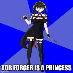 princess yor forger Meme Template