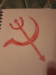 Satanic communist drawing Meme Template