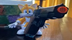 tails with gun Meme Template