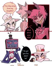 Emotional Damage --- Hazbin Hotel fanfic made by Cynthesia Meme Template