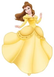 Belle in her Long Sleeve Ballgown Dress Meme Template