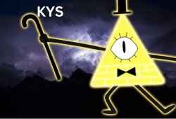 Bill cipher asked to WHAT!? Meme Template