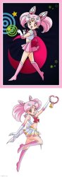 Sailor Chibi Moon Belly Meme Template