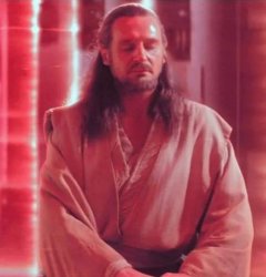 Qui gon calm Meme Template