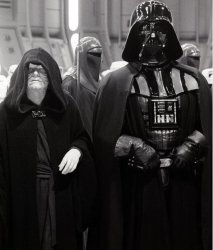 Palpatine and Vader Meme Template