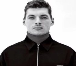 Black and White Max Verstappen Meme Template