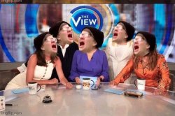 Crying liberals on the view Meme Template