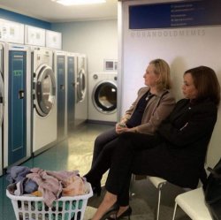 Hillary and Kamala laundry Meme Template