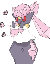 Diancie summoning diamonds Meme Template