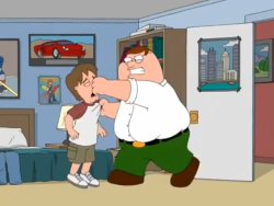 Peter beats Kyle up Meme Template