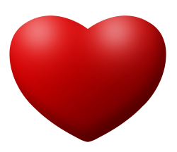 Red Heart Transparent Meme Template