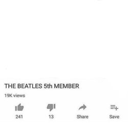 the Beatles 5th member Meme Template